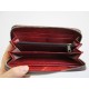 Teakleaf Zip Surround Red Large Wallet Vegan